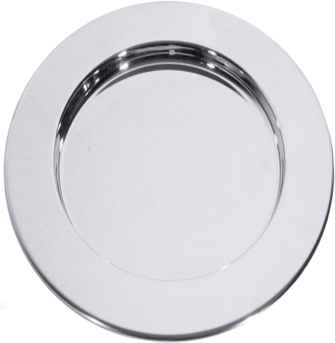 Stainless Steel Charger Plate Top Quality For Wedding And Event Test Master Diameter 35 cm Colour: Silver