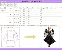 Vista 7 de Disfraz de ángel caído para mujer, sexy, disfraz de alas de ángel oscuro