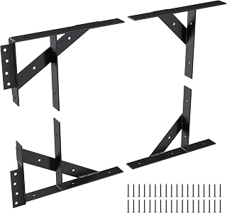 Gate Corner Brace Bracket Fence Gate Hinges No Sag Kit for Shed Doors, Driveway Gates, Corral Gates,Wood Windows
