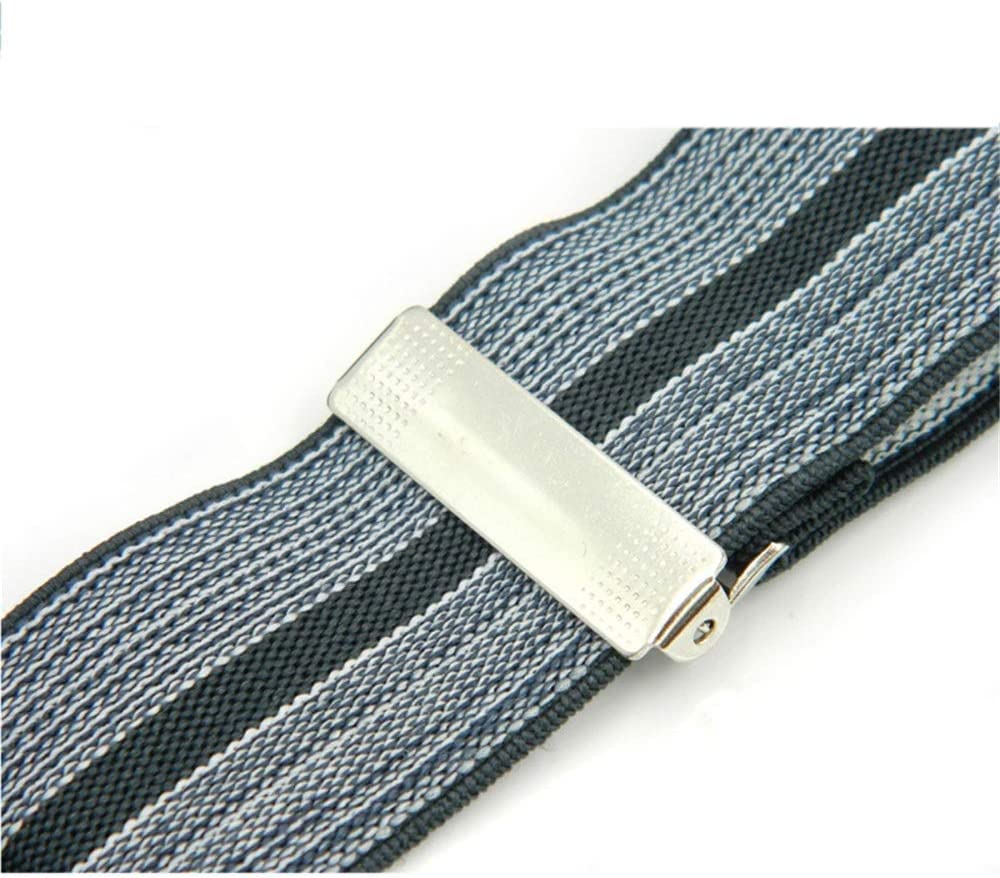 Tirantes for pantalones de hombre, Tirantes en forma de X for hombre Clips de metal fuertes for hombres Trabajo pesado 1.37 pulgadas de ancho 6 hebillas Y Espalda Tirantes elásticos ajustables durader