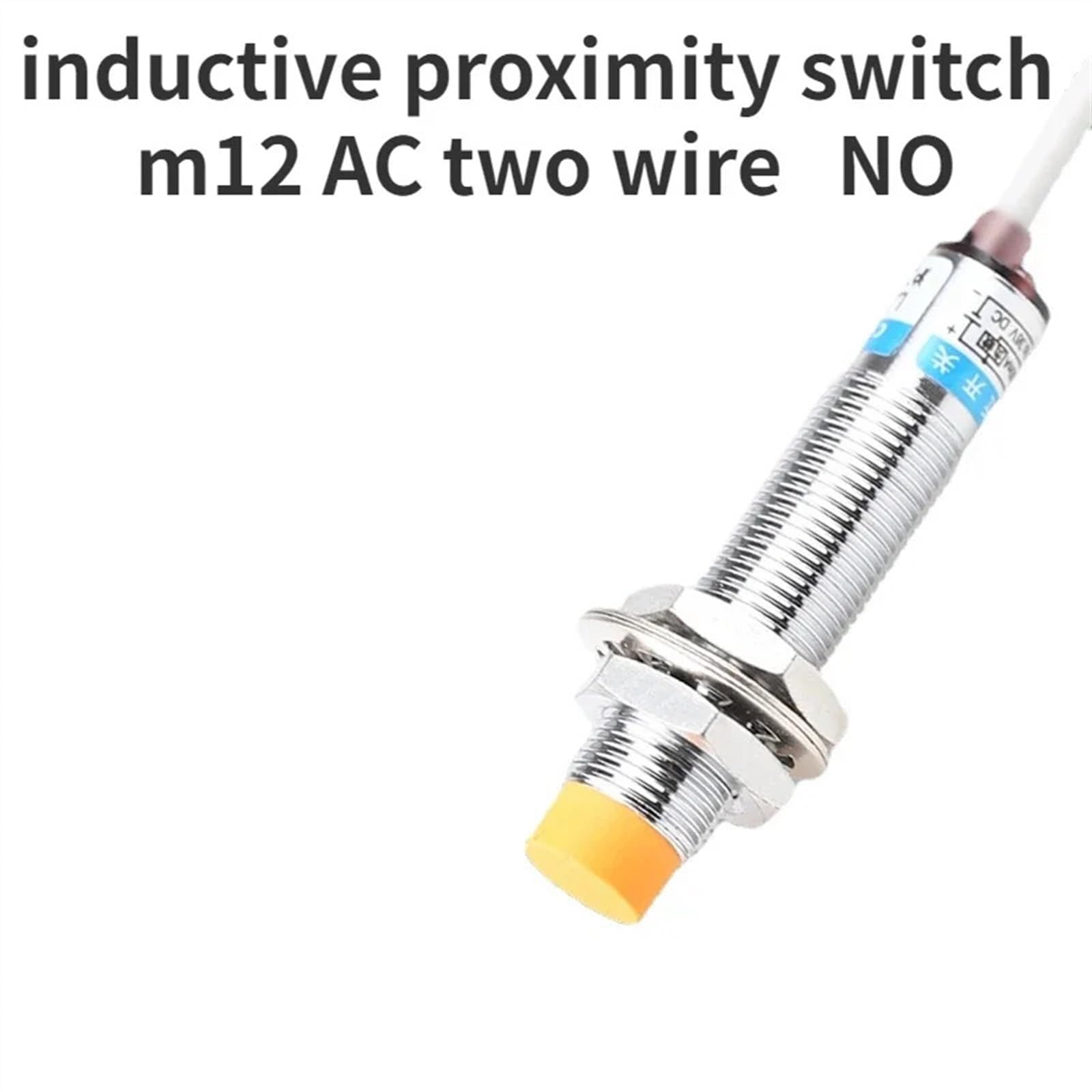 1 Stück induktiver Näherungsschalter LJ12A3-4-J/EZ Metallsensor m12 AC zweiadrig, normalerweise NO(2-Wires Nc)