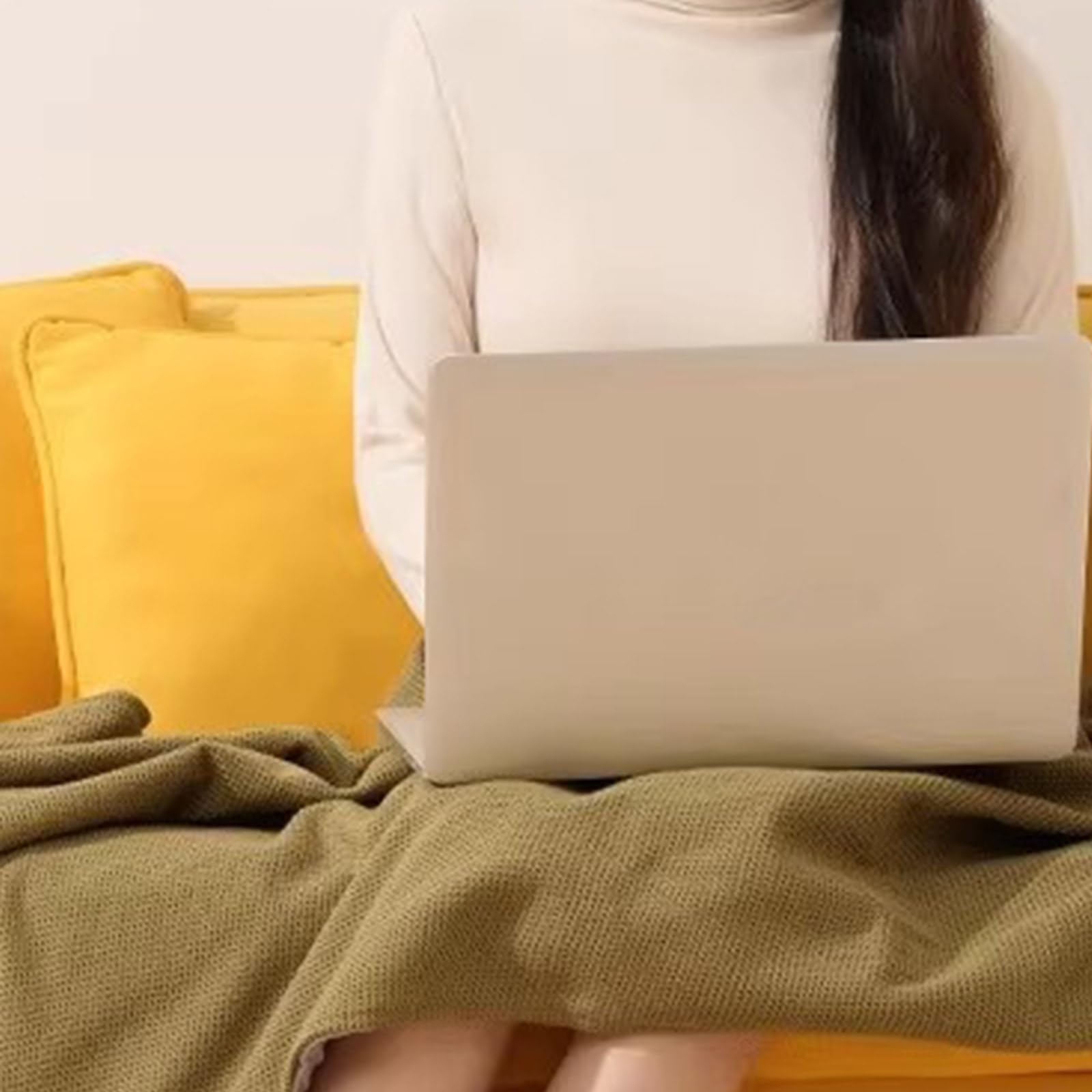 Manta eléctrica USB de 3 niveles con control de calor, de gran tamaño, de poliéster, manta de calefacción eléctrica con bolsillos