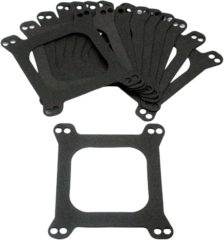 Juntas de base para carburador Holley YUCHENSHLP, furação quadrada aberta 4 BBL – Kit com 10 unidades