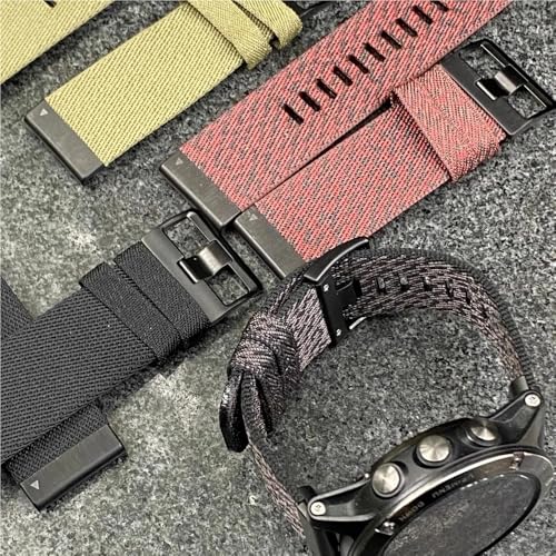 Sangle militaire en nylon 22mm pour montre Fenix 7/6/5 et Instinct - 2