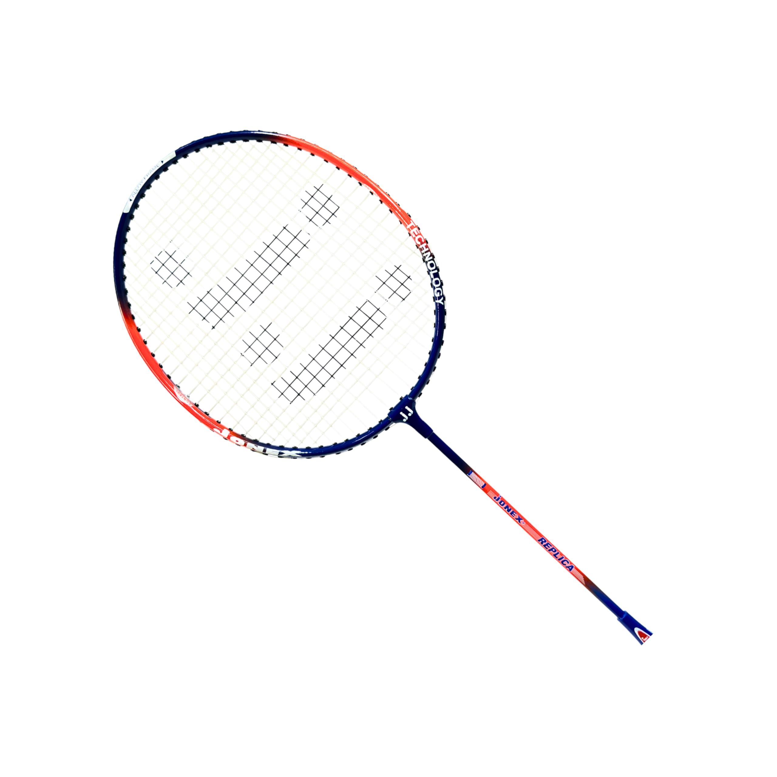 JJ Jonex Replica Badminton Racket | 12mm Aluminium Frame, Tempered Steel Shaft, 105g Lightweight Design | 18–22 lbs Tension | Fibre Grip | Full Cover Included-image-41