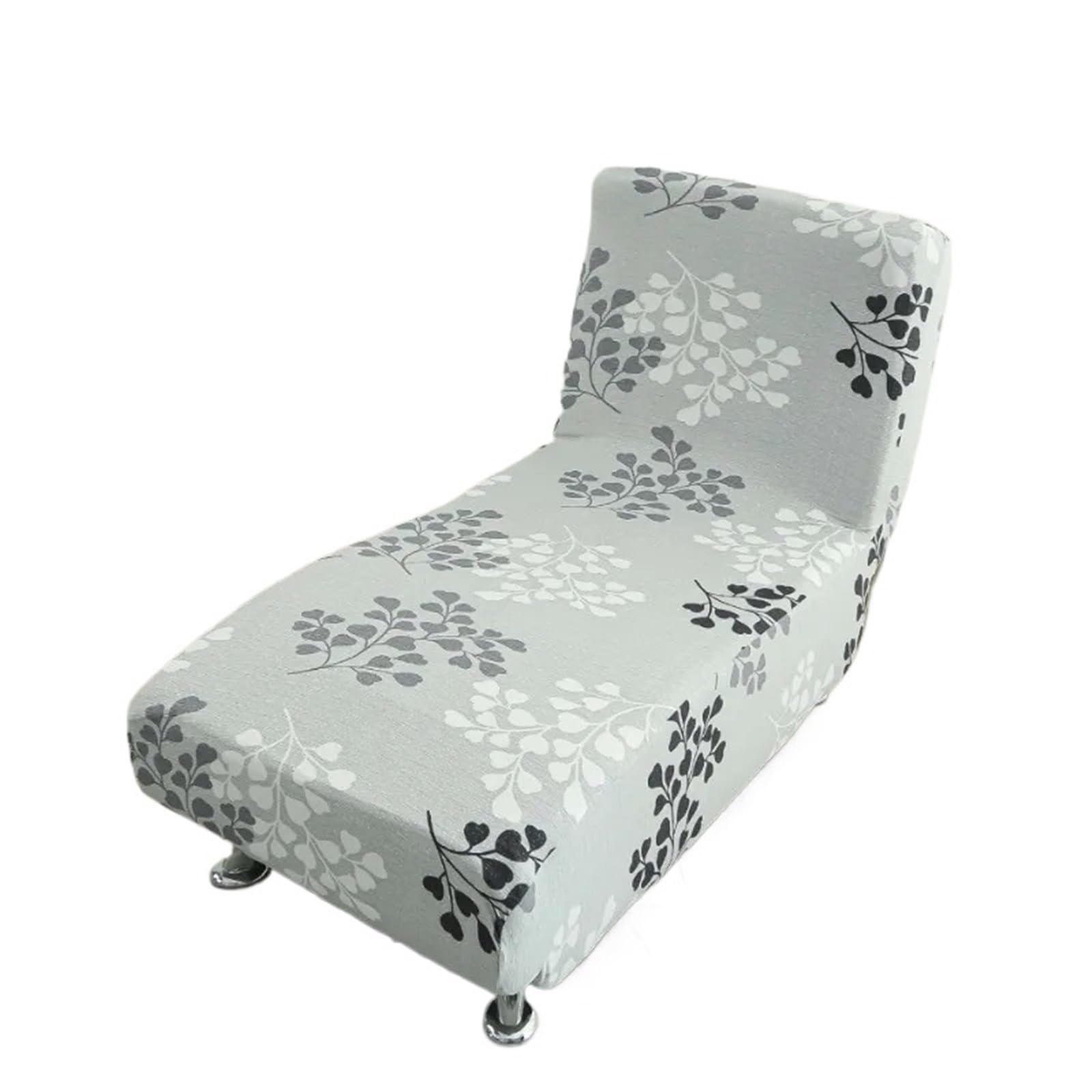 GCYEIDMA Armless Sofa Slipcover Stretch Armless Chair Protective Cover Elastic Velvet Chaise Longue Sofa Bed Armcair Slipcovers(Color 4)