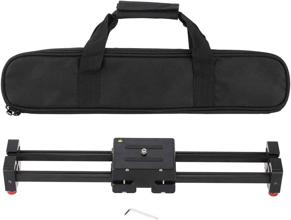 Andoer 32in Retractable Camera Video Slider Dolly Track Rail Stabilizer Load Up to 8kg Compatible with Canon Nikon Sony DSLRs Camcorders