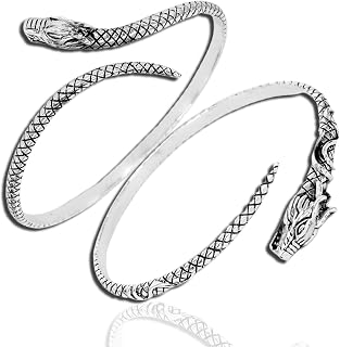 Dragon Cuff Bangle Bracelet/Solid 925 Silver/Adjustable/Cuff/Women's/Men's/Valentine/Birthday/Christmas/Engraving/Quality - KimnKim A43/D1, A39/D2