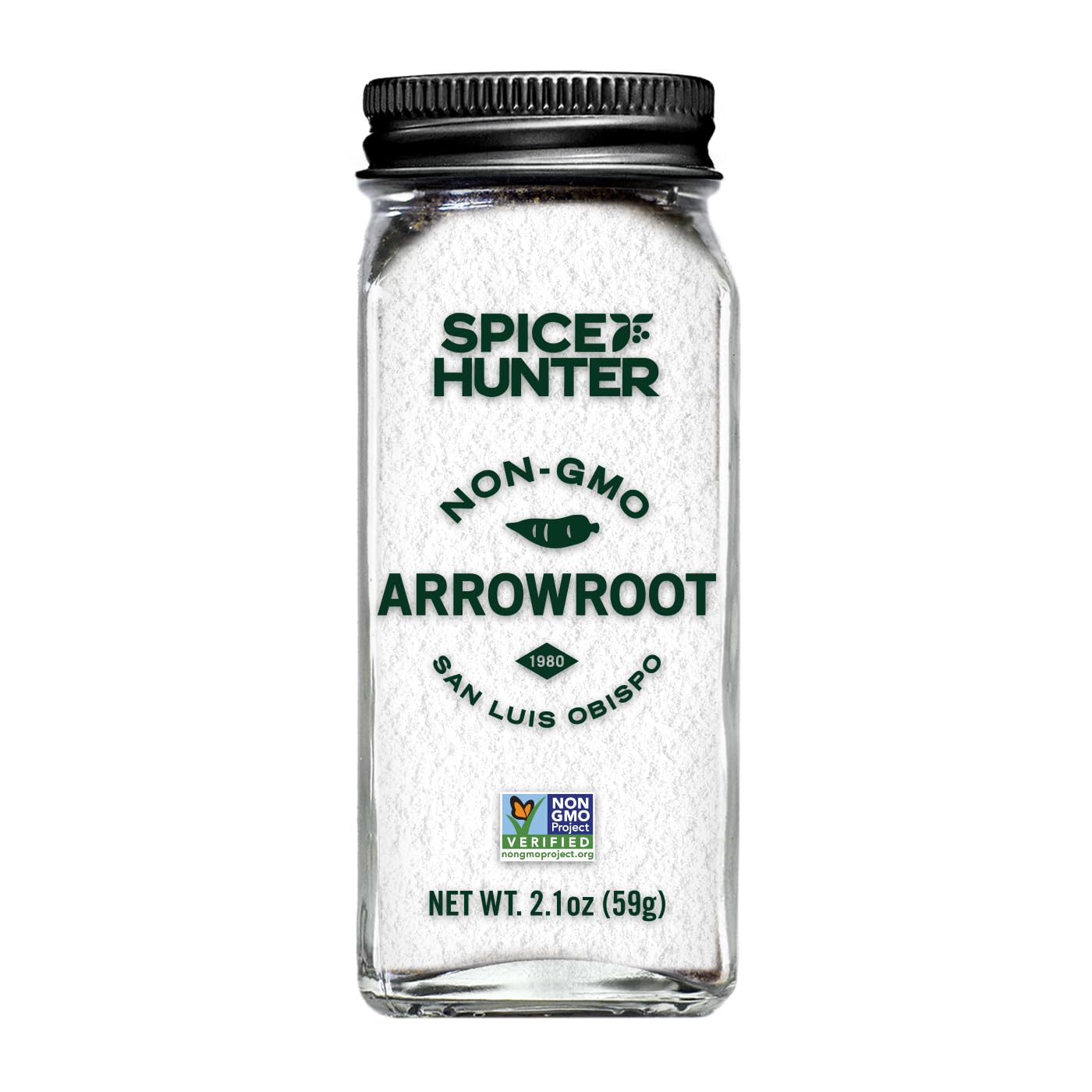 Spice Hunter The Arrowroot Ground 2.1oz, Arrowroot Ground, 2.1 Oz (Pack Of 6)