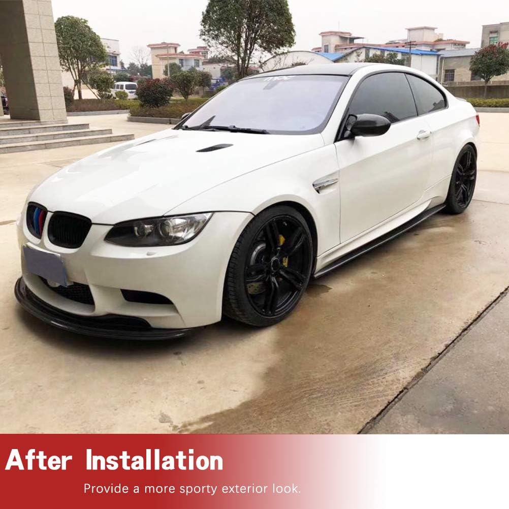 E92 E93 Carbon Fiber Side Skirts for BMW 3 Series E92 E93 M3 2Door 2008-2013 Car Side Skirt Extension Rocker Panel Factory Outlet