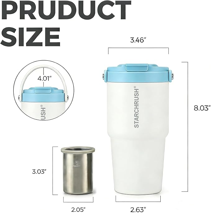 Cafetera Portátil Eléctrica de Espresso, 20 oz, Acero Inoxidable, Recargable miniatura 2