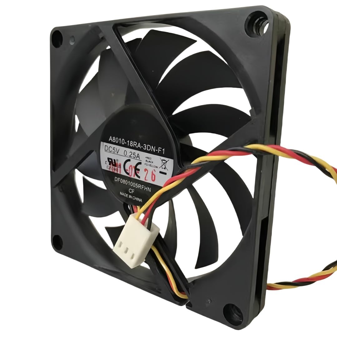 Ventola Di Raffreddamento 8cm DC5V 0.25A Con Connettore A 3 Pin – Nuova, Prodotta In Cina