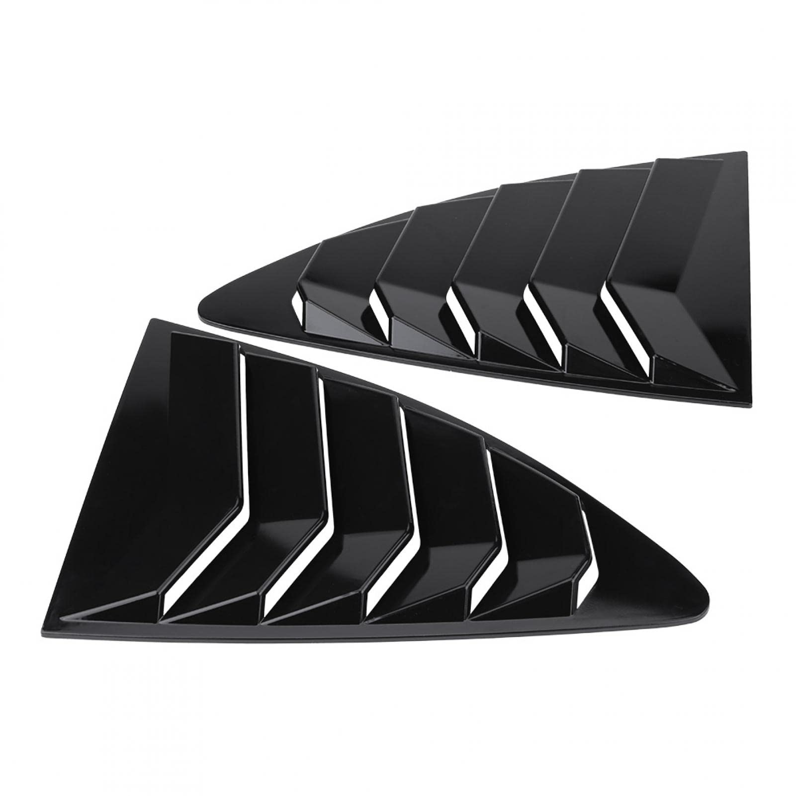 1 par de molduras de Cubierta de ventilación de persiana de Ventana Lateral para para 86 / -S para 13-18 Negro Q2p183