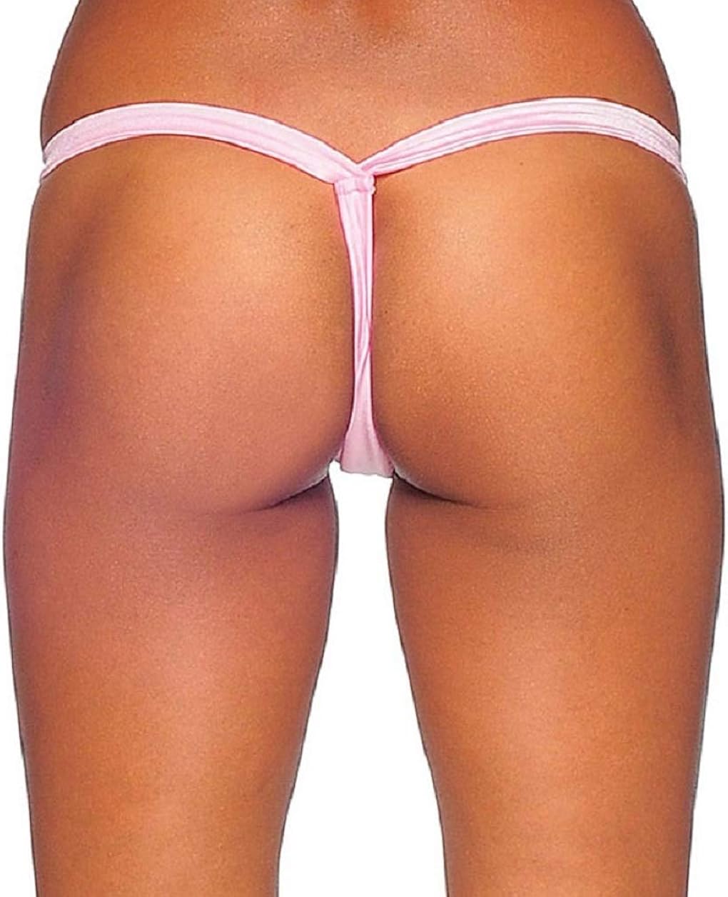 BODYZONE Women's Comfort Strap T-Back, White, One Size: G String Underwear: Clothing