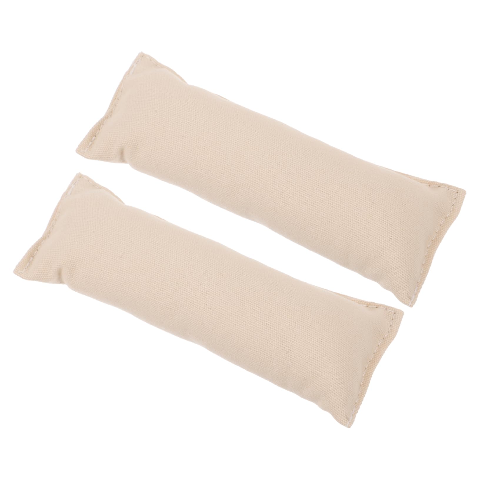 Artibetter 2pcs Cotton Elbow Mat Creamy White Slip Wrist Support Pads Ergonomic Desk Cushion for Office Computer Keyboard