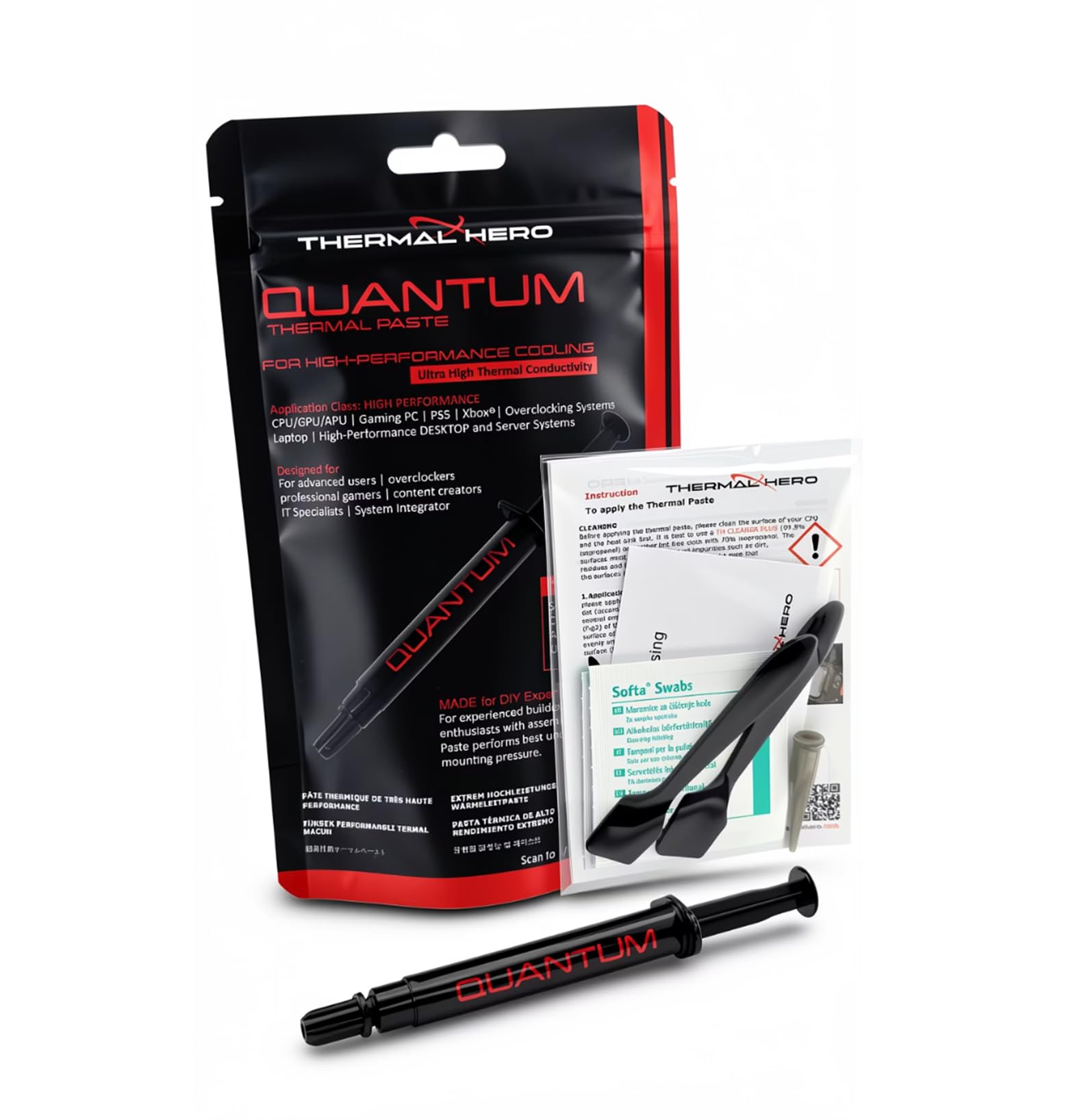 Quantum PRO – Pâte thermique extrême pour CPU et GPU (4 g)