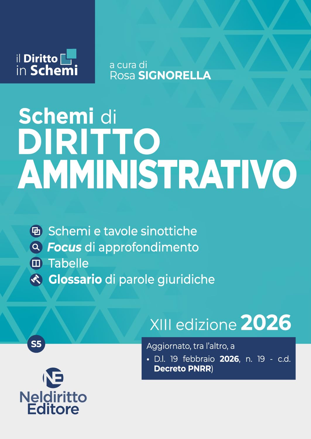Schemi di diritto amministrativo 2026