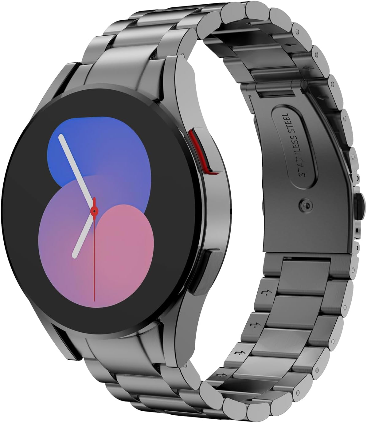 Galaxy Watch Active 2 Armband Metall Faliogo Ein klick Metall Armband - Kompatibel mit Samsung Galaxy Watch