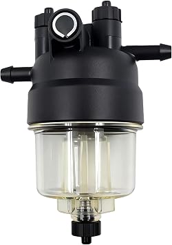 iFJF 130306380 Pre-Fuel Filter Assembly Replacement for Perkins 403D-07 403D-11 404D-22 1103A-33 1103A-33T 1103C-33 1103C-33T Engine Aluminum Filter Screen Replaces 0000000038 FINFF30614