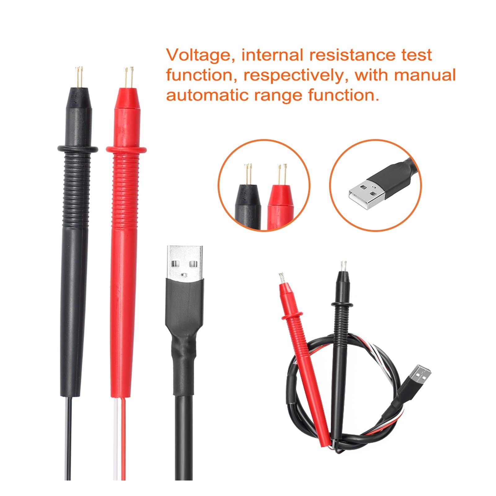 Tester per batteria auto, 4 fili YR1035 + / YR1030 + Batteria al litio veloce ad alta precisione Strumento di prova resistenza interna Gruppo veicoli elettrici(YR1030 PLUS)