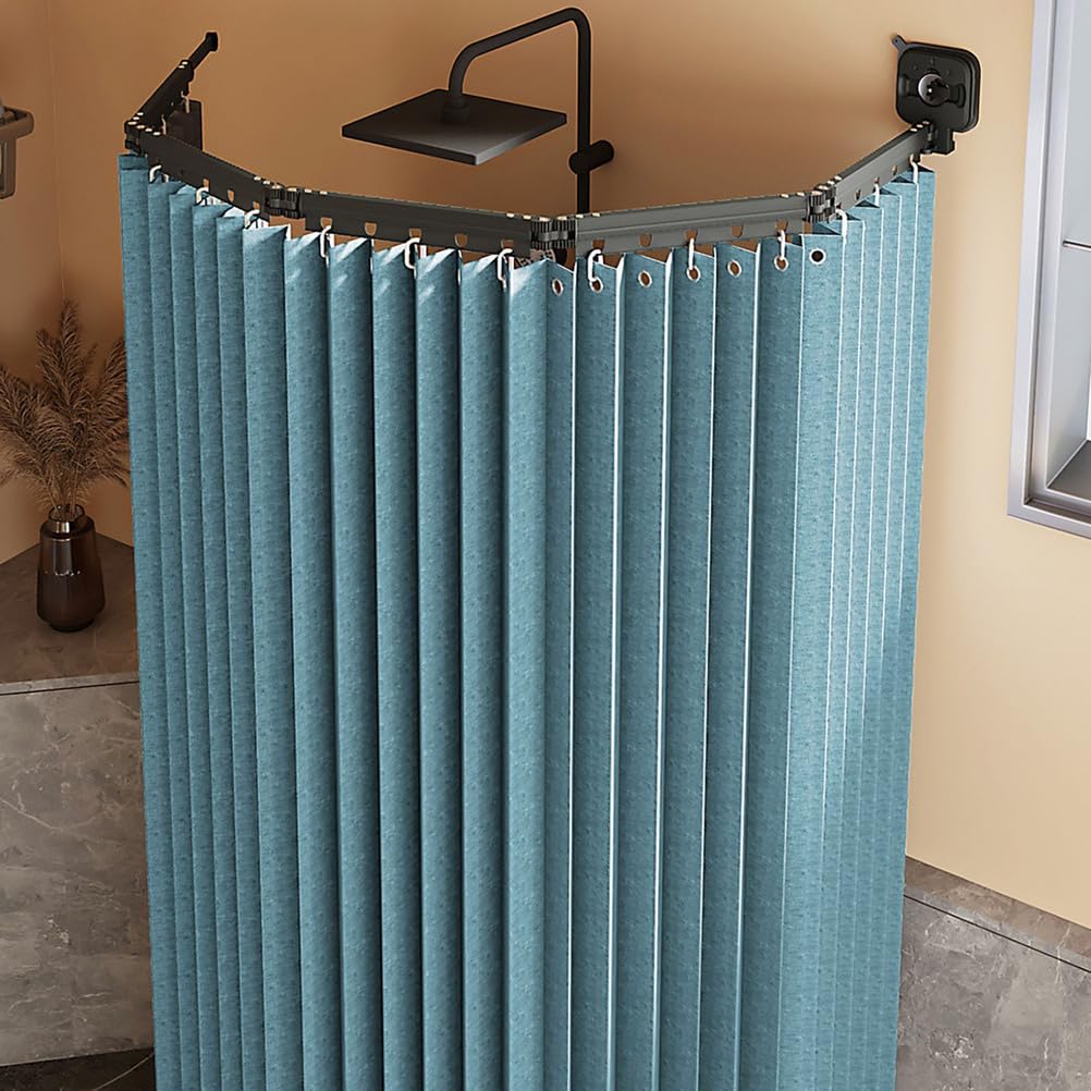 Barre de douche pliable contre les fuites d'eau en douche d'angle