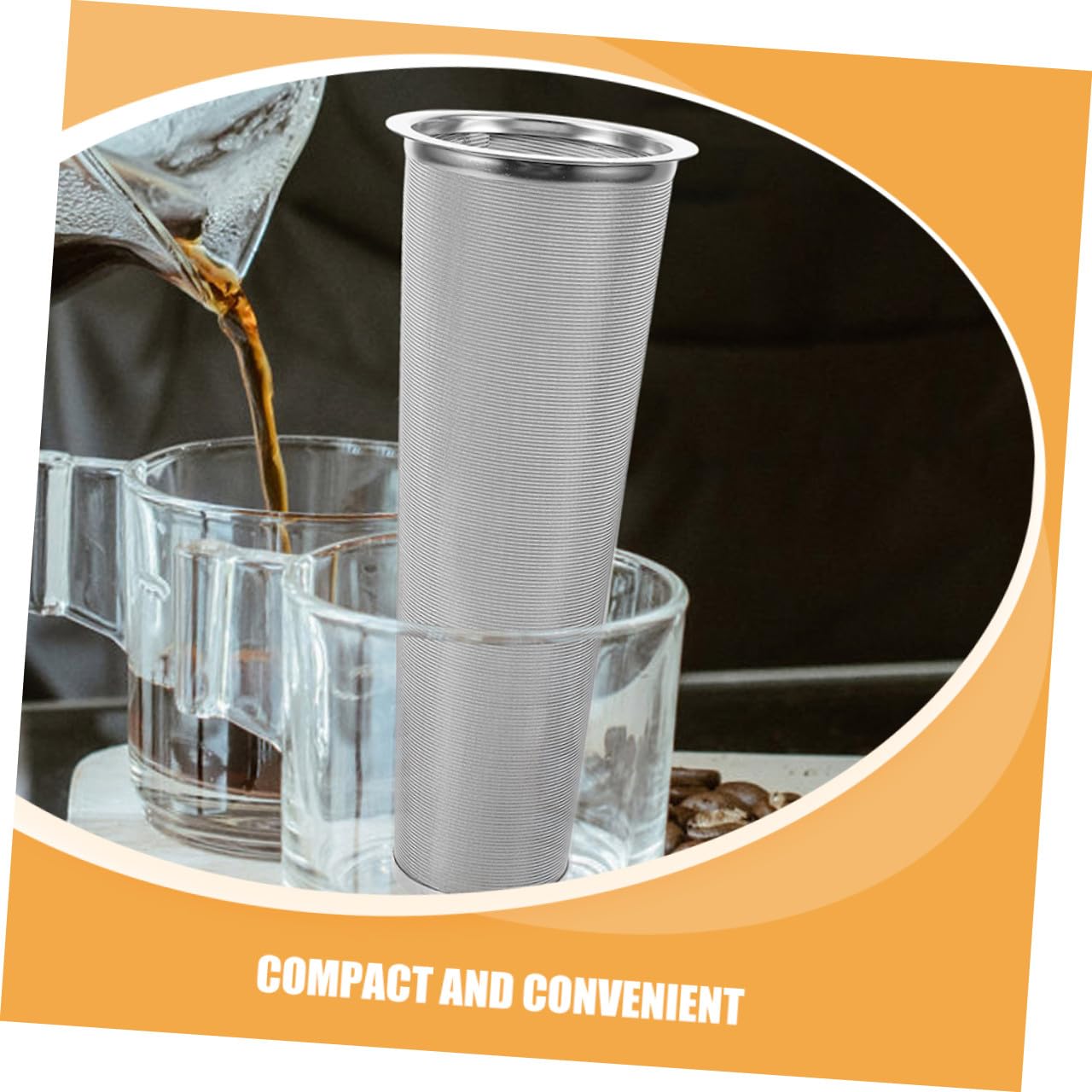 2 piezas Filtro Cold Brew para Mason Jar de Infusor Reutilizable de Acero Inoxidable con Malla Fina Colador para Café y Té Compatible con Tarros de Boca Ancha Duradero y Fácil de