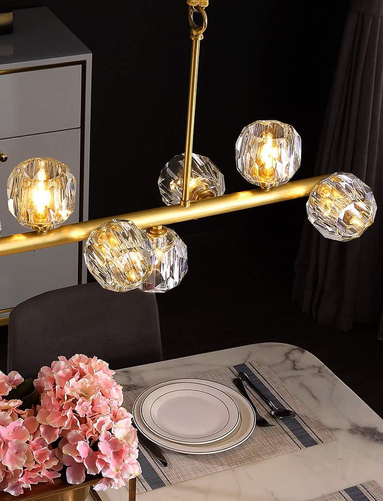 Onе-Dау Sаlе: Uр tо 50% оƒƒ NOXARTE Globe Sputnik Chandelier Mid Century Brass Pendant Light for Dining Room Bedroom Kitchen Island 8 Lights