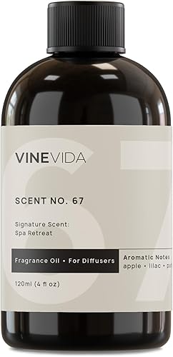 Miniatura 9 de VINEVIDA Aceite aromático para difusores de aire frío, notas aromáticas de cuero y sándalo limón, aceites esenciales para recarga de aceite difusor