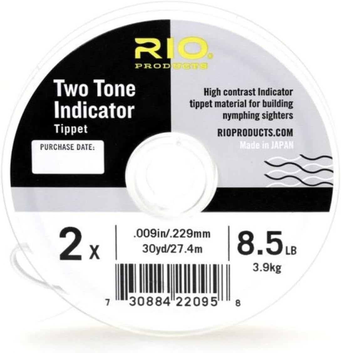 RIO PRODUCTS 2-Tone Indicator, Black/White, 2X (Guide Spool)