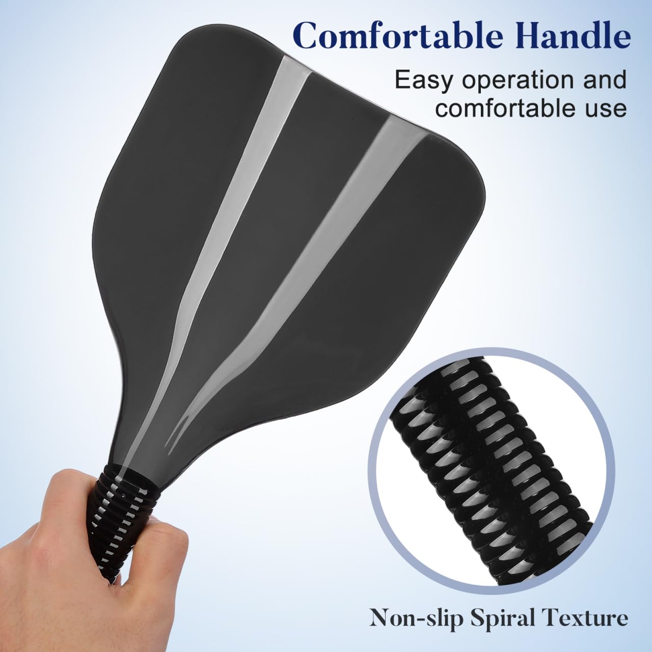 Hemoton Hairspray with Handle Black Haircut for Salon and Home Use 11.65 X 6.1 Inches Hair Dye and Styling Guard