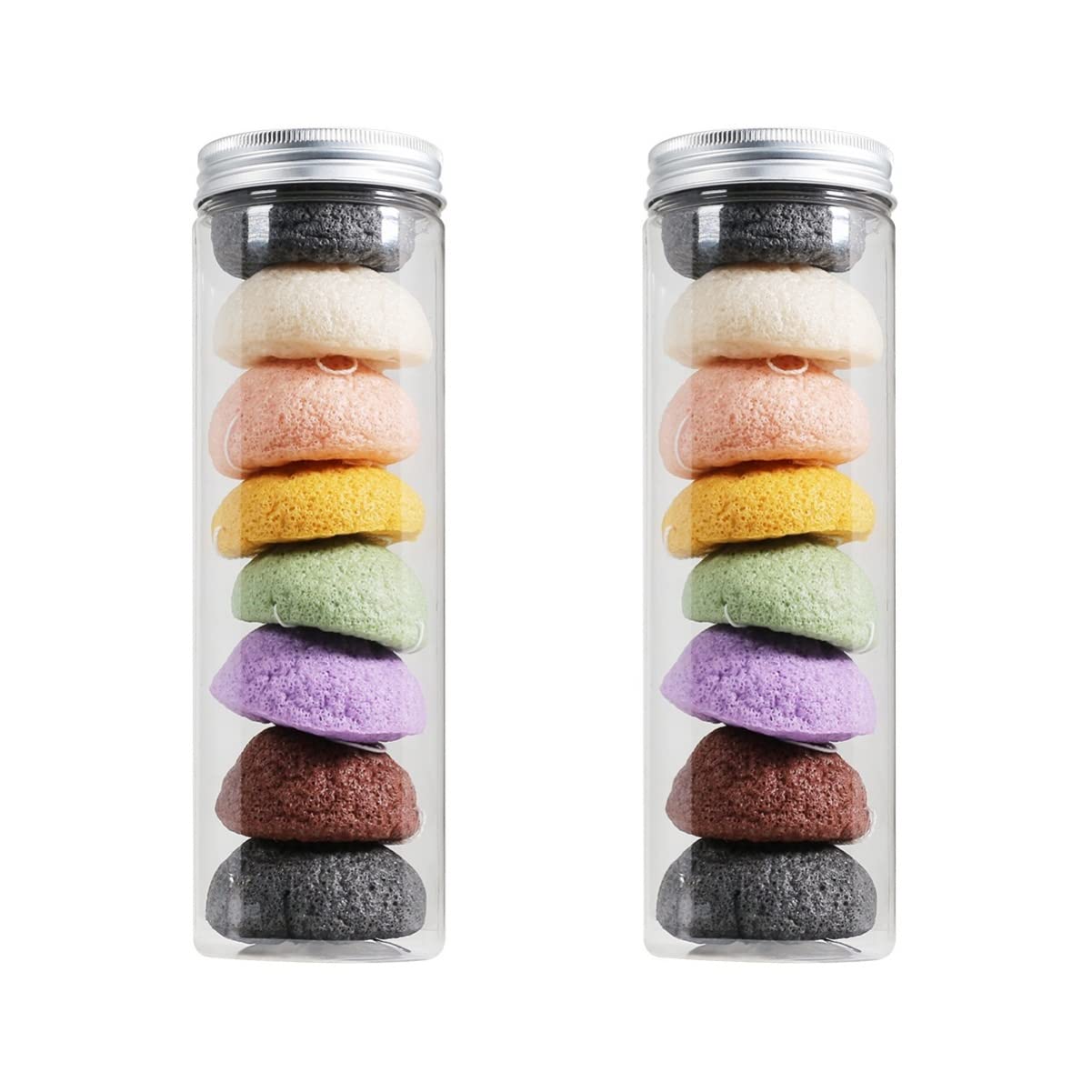 FRCOLOR 16stücke Gesichtsreinigungsschwämme Exfolierende Natürliche Hautpflege-schwämme Für Sanfte Gesichtsreinigung Und Peeling Für Empfindliche Und Trockene