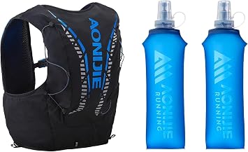AONIJIE 12L Men Women Running Vest Pack Hydration Backpack Outdoor Sports Bag for Marathon Cycling Hiking