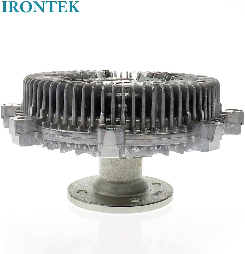 IRONTEK 1712082Z10 Engine Cooling Fan Clutch Fit for Nissan [05-14 Frontier 4.0L, 12-14 NV1500 4.0L/NV2500 4.0L/ NV3500 4.0L,05-12 Pathfinder 4.0L/ Xterra 4.0L] Radiator Fan Clutch 21082EA200