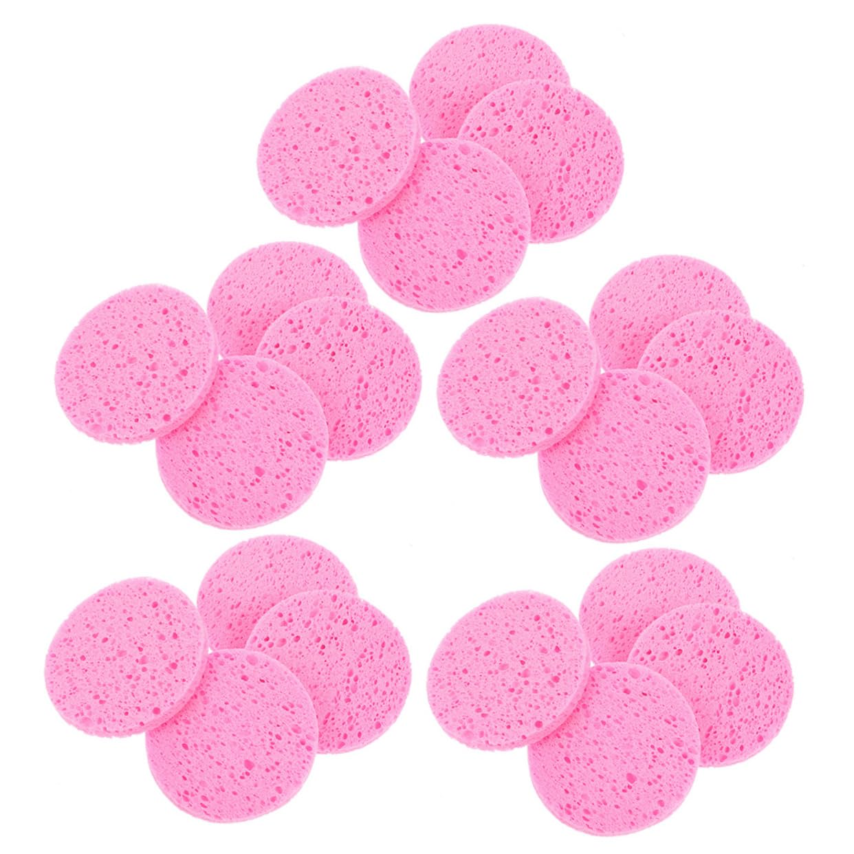 minkissy 100pezzi Spugne Per Pulizia Facciale Rotonde Morbide e Comfortevoli Per Rimuovere Trucco e Pulire Viso Confezione Materiale Sicuro e Pratico Per Viaggi