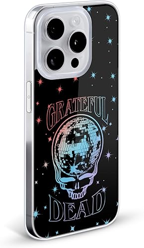 Miniatura 2 de Head Case Designs Funda de gel suave con licencia oficial de Grateful Dead Skull Trends protección de grado militar compatible con Apple iPhone 13