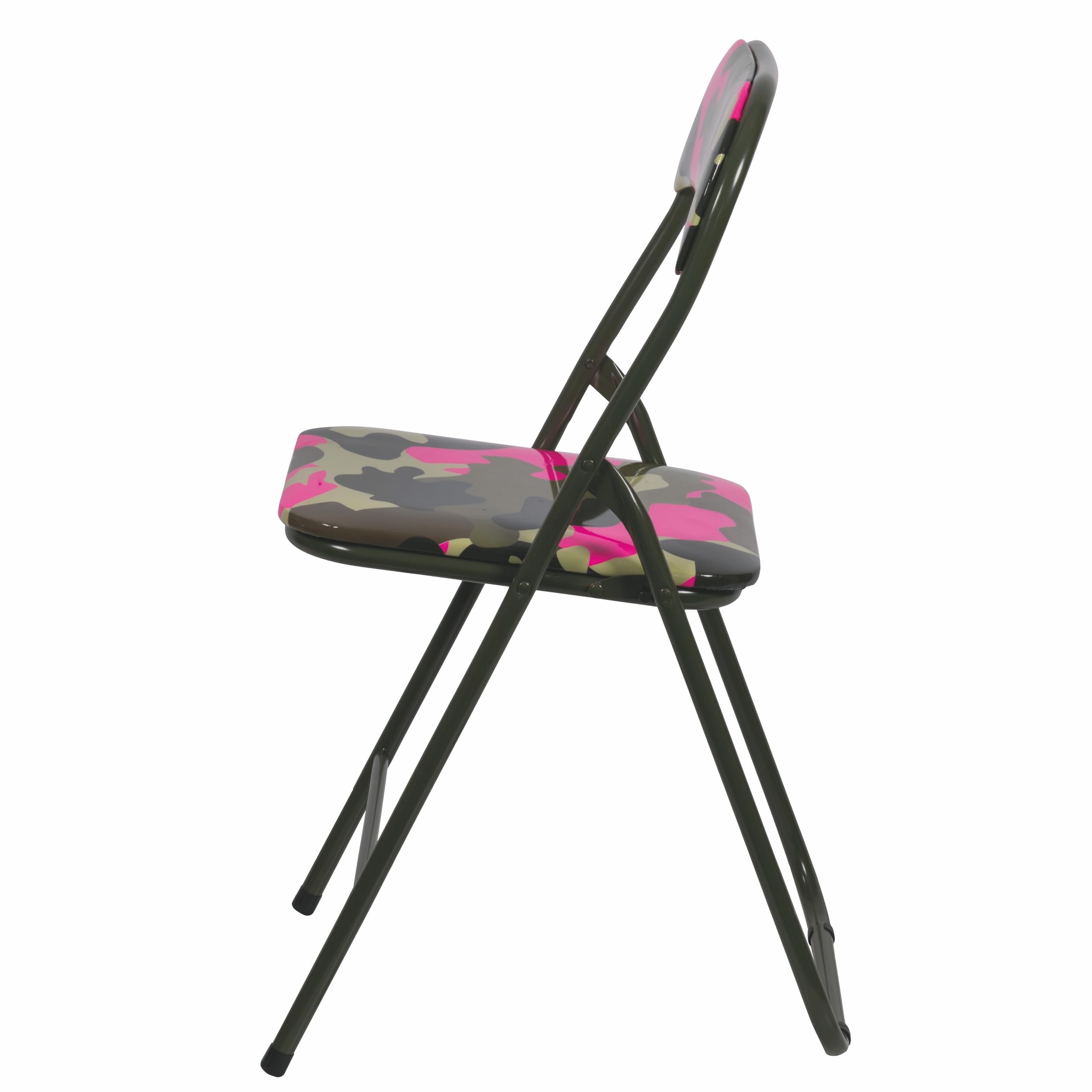 Este Lot de 6 chaises Pliantes, Pliables et Peu encombrantes, 44 x 45 x 78 cm, Motif Camouflage