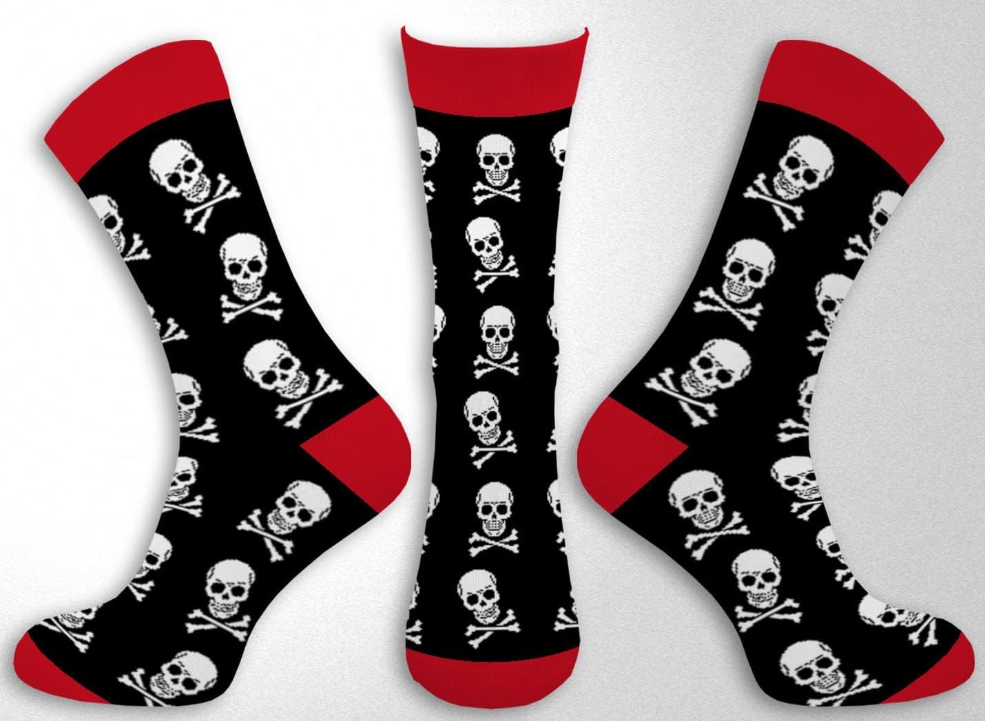 Animal-Themed Socks Large, Shoe Size 9-12 (Skull) - Image 2