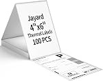 Jayard Thermal Printer Paper 8.5 X 11, 100 Sheets Folding Thermal Paper Use for Homework, Contracts and Invoices, US Letter Size Thermal Paper Compatible with M08F, M832, M834, MT800, MT800Q