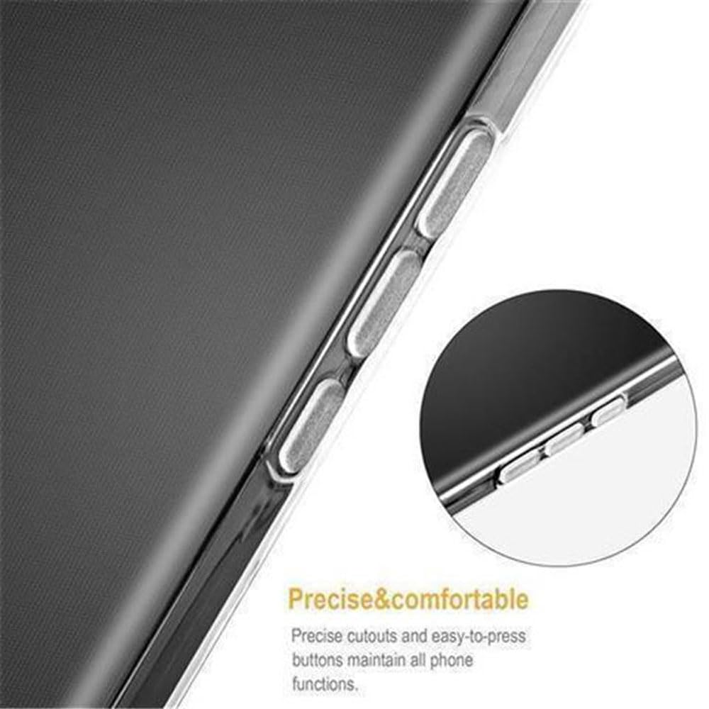 Cadorabo Custodia Trasparente Per Nokia 3 – Cover Morbida In TPU Sottile 1,2 Mm – Antiurto, Anti-grafio, Bordo Rialzato, Gel Back
