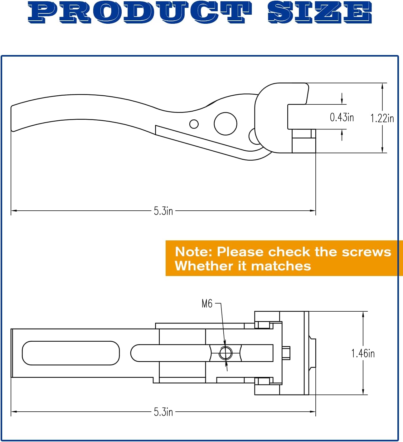 Universal Replacement Parts for Hard Folding or Soft Folding Tonneau Cover - 4PCS Rear Clamp, Safety Pins