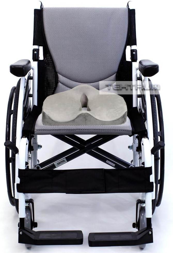 Onе-Dау Sаlе: Uр tо 80% оƒƒ Tektrum Orthopedic Memory Foam Seat Cushion for Back Pain, Sciatica, Coccyx, Tailbone, Spinal Alignment, Hemorrhoids, Prostate, Sitting long hours - Office, Home, Car, Plane, Wheelchair (TD-C-16-GREY)