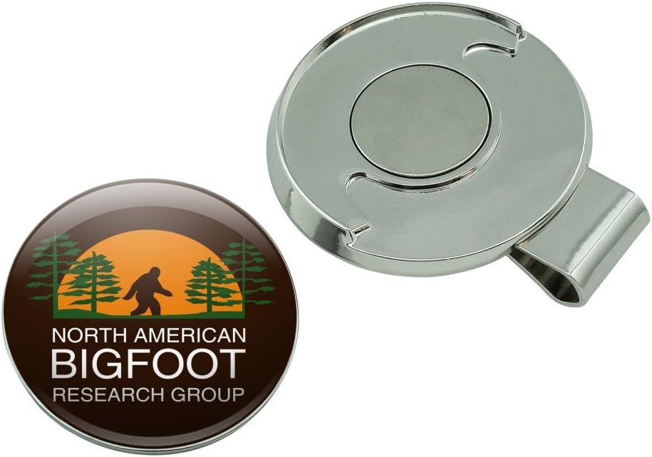 review GRAPHICS & MORE North American Bigfoot Research Group Golf Hat Clip with Magnetic Ball Marker