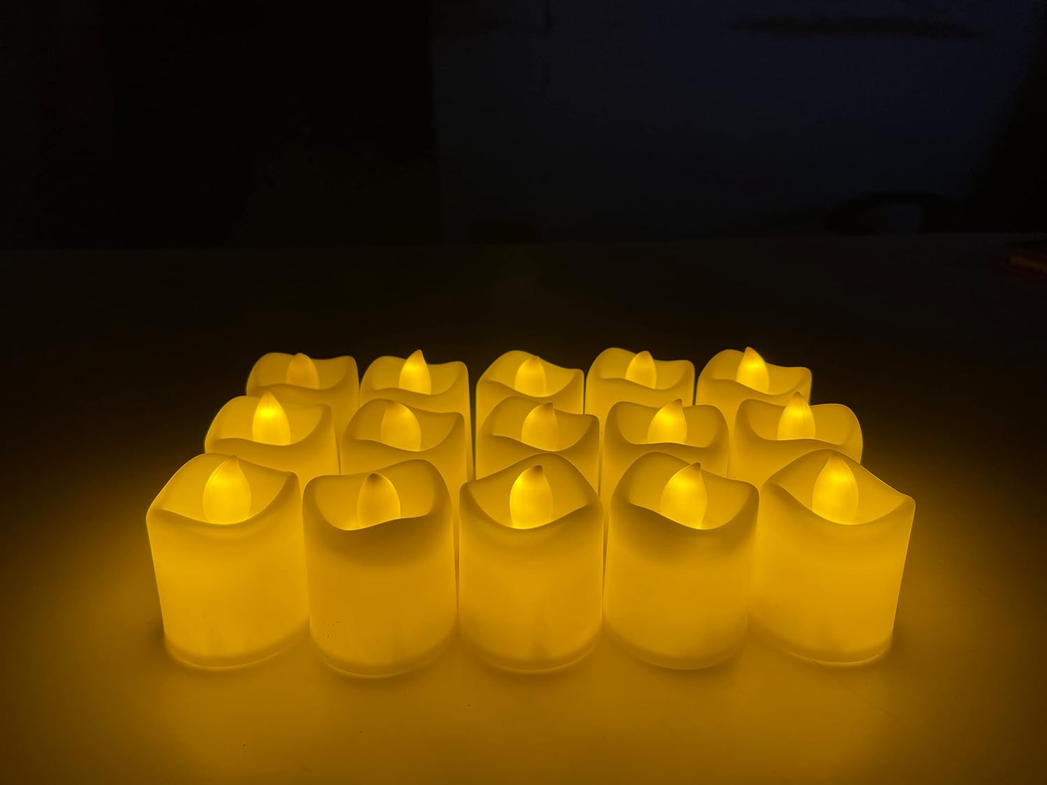 Buy Alpha Acrylic Flameless & Smokeless Decorative Candles Led Tea