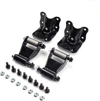 Rear Leaf Spring Shackle Hanger Bracket Kit Compatible with Mazda B2300