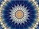 CALVENDO Puzzle Mandala blau 1000 Teile Lege-Größe 64 x 48 cm Foto-Puzzle Bild von Christine Bässler