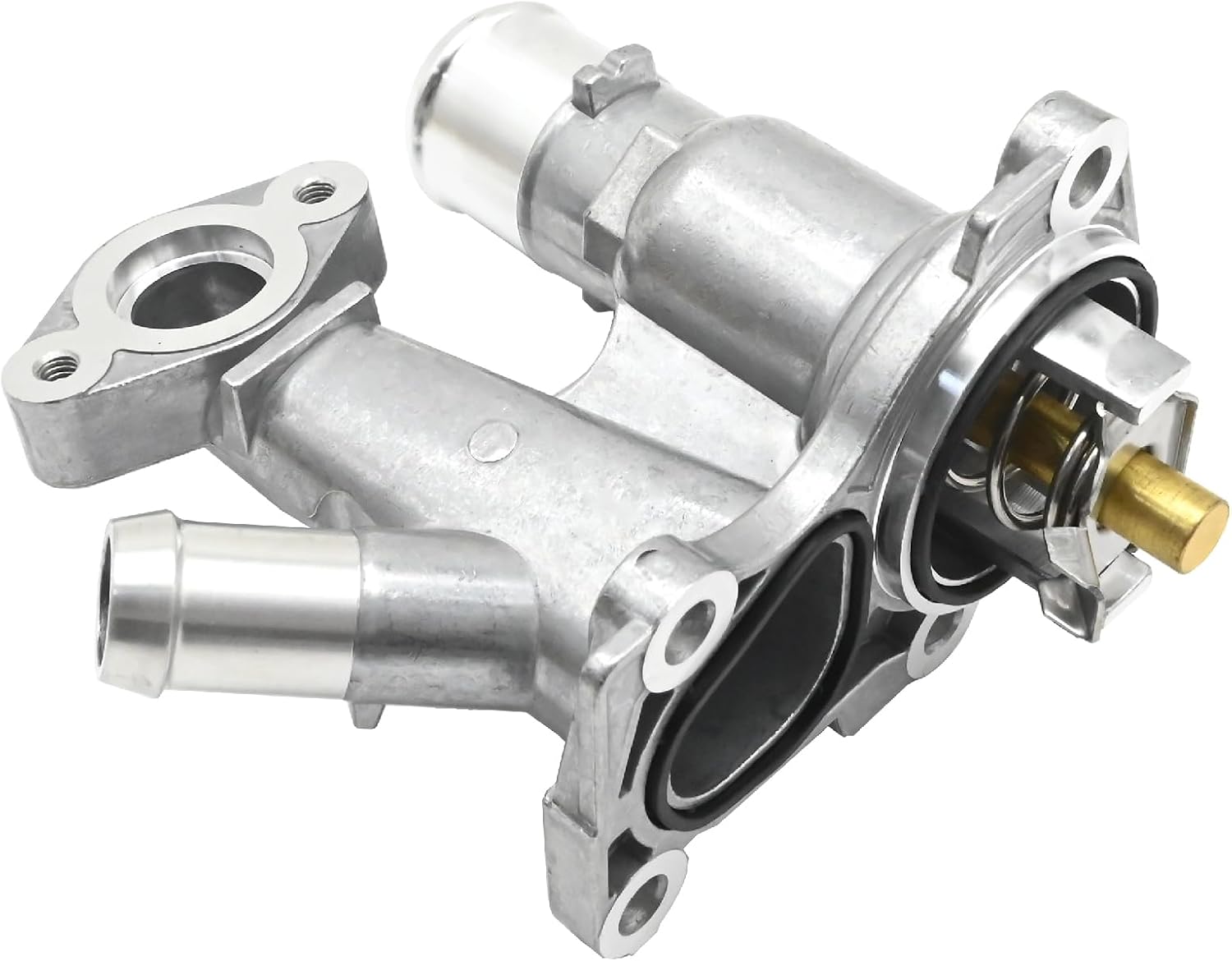 Saihisday BM5Z8592C Engine Coolant Thermostat Housing Assembly, Replacement for Ford Escape 2013-2016 Replacement for Ford Fusion 2014, Replaces BM5Z-8592-C