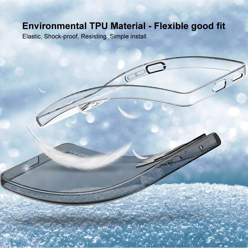 Image of Designerz hub iQOO Z9s Pro 5G / Vivo T3 Pro 5G Back Cover | Protective Soft Transparent Shockproof Hybrid Protection Back Case Cover for iQOO Z9s Pro 5G / Vivo T3 Pro 5G