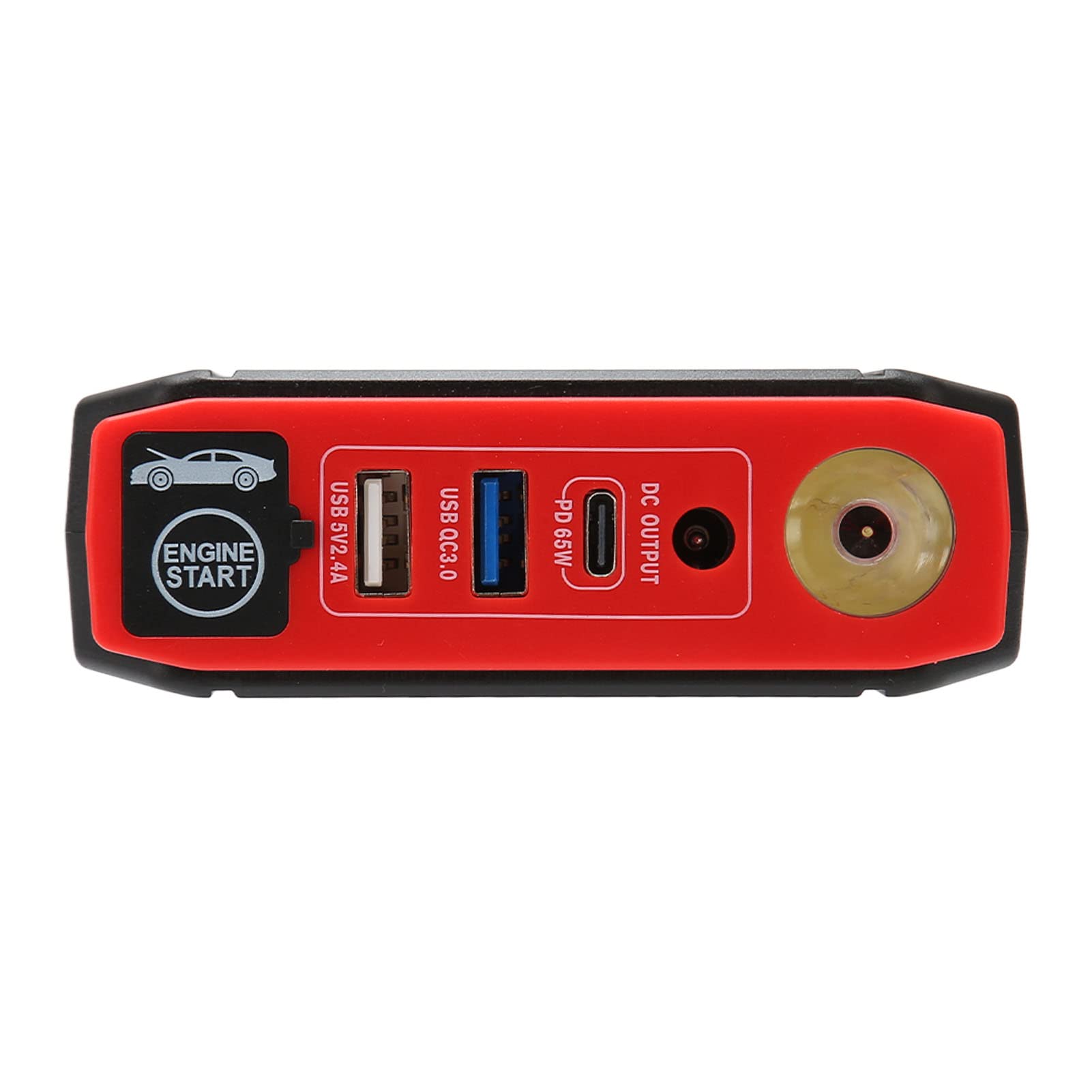 3000A Urządzenie do Uruchamiania Awaryjnego Samochodu, 12V 30000mAh Akumulator Samochodowy Booster, Funkcja SOS POS IP65 Przenośna ładowarka Power Bank na Zewnątrz, Ochrona Przed