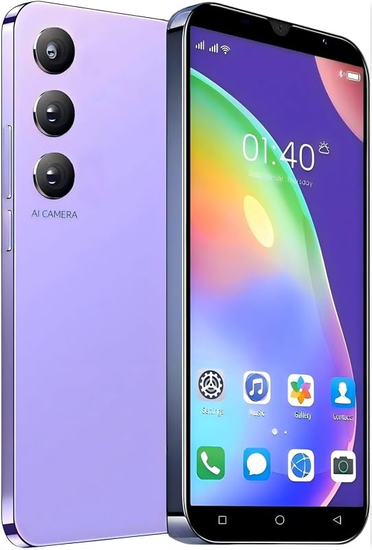 Unlocked Cell Phone, 2026 Android 13 2+16G Cell Phones 5.42 Inch Unlocked Phones, 2750mAh Smart Phone Android Smartphones (Purple1)