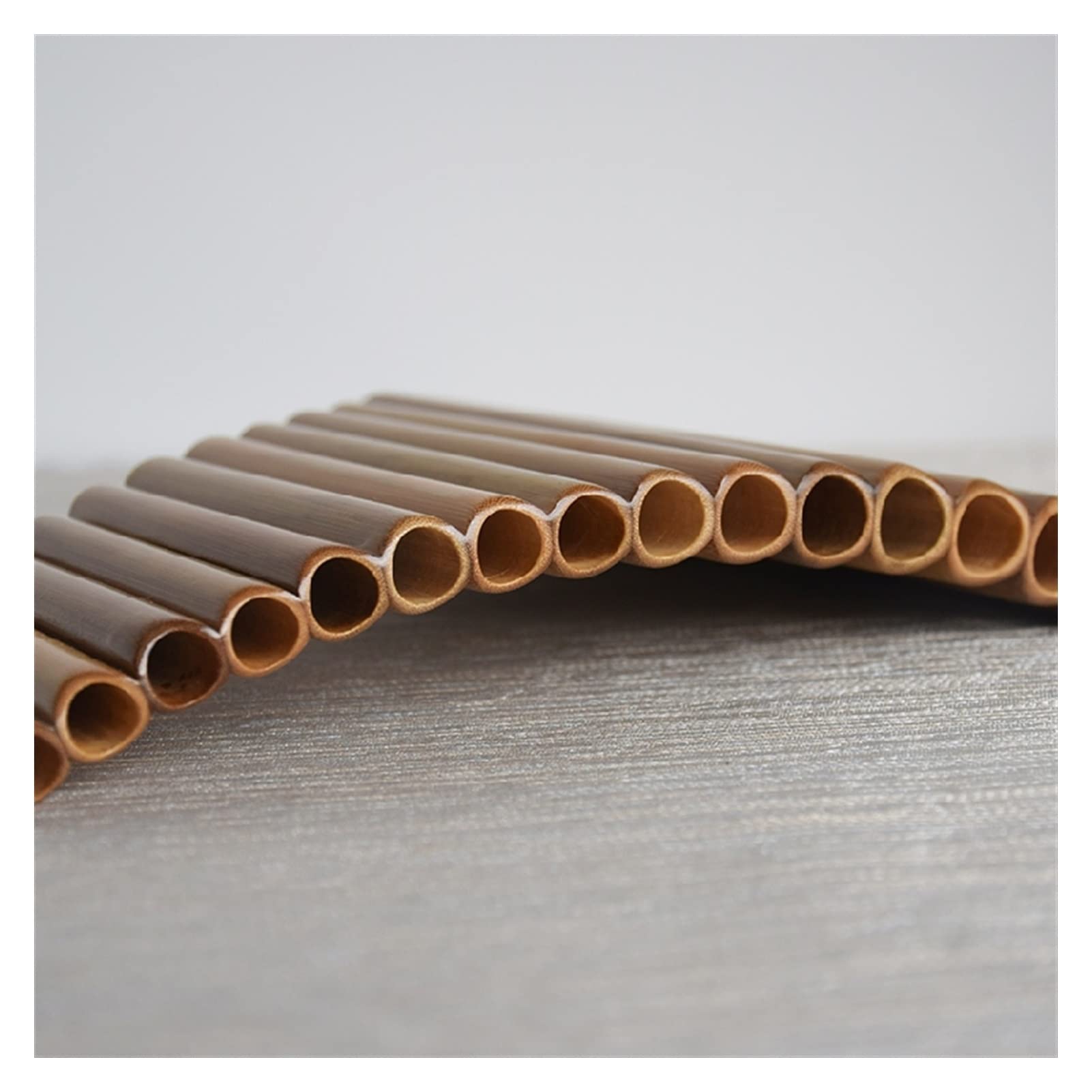 TSTS Panflöte Instrument Pan Flute 15 Tube G Tune C Tune Anfänger Einstieg Chinesische Panflöte Mit Tasche (Color : 15 Tube C for Left)